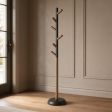 Hall Trees & Coat Rack Branch Hooks or Ball Hooks Style Options, 2 Finish Options, Home Furniture Placement, for Home Furnishing
