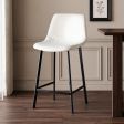 Bar Stool Counter Stool(26"H) or Bar Stool(30"H) Seat Height - Floor To Seat Options, for Counter Seating, Set of 2 with 13 Color Options