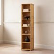 Bookcase Bookshelf, 4 Size Options, for Display Storage, Book and Display Organization