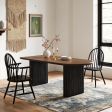 47", Dining Table, for Dining Spaces, 47"–79" Size Options, Dining Surface Format, Pine Wood or Walnut Wood Material Options