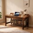 Computer Desk, 9 Desktop Dimensions Options, Computer Work Surface, 3 Finish Options, for Home Office Work