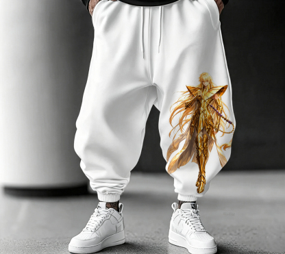 Virgo Gold Saint Seiya Unisex Anime Inspired Vintage Pants
