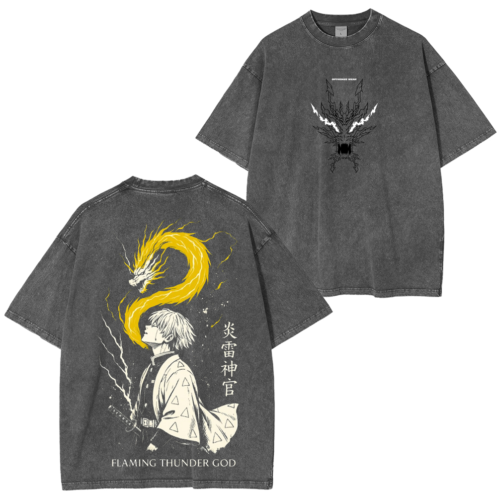 Unisex Anime Inspired Vintage T-Shirt