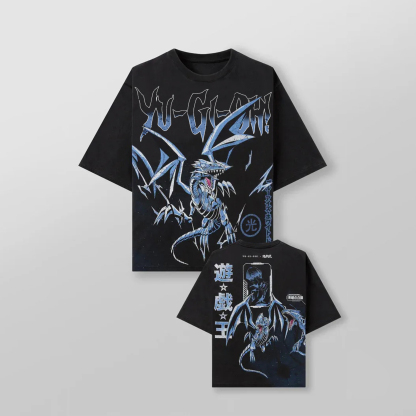 Unisex Anime Inspired Vintage T-Shirt丨Yu-Gi-Oh!-AnimeClothe