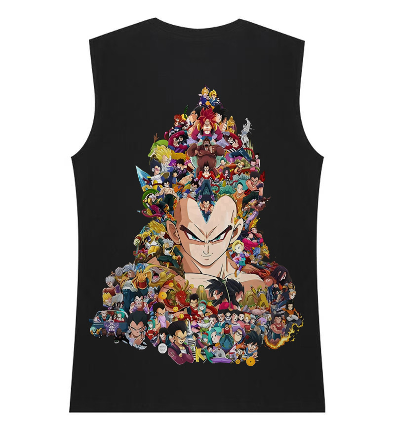 Unisex Anime Sleeveless Tank Top