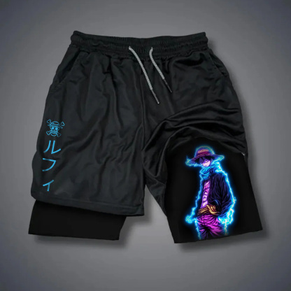 Unisex  Casual Anime Streetwear Shorts