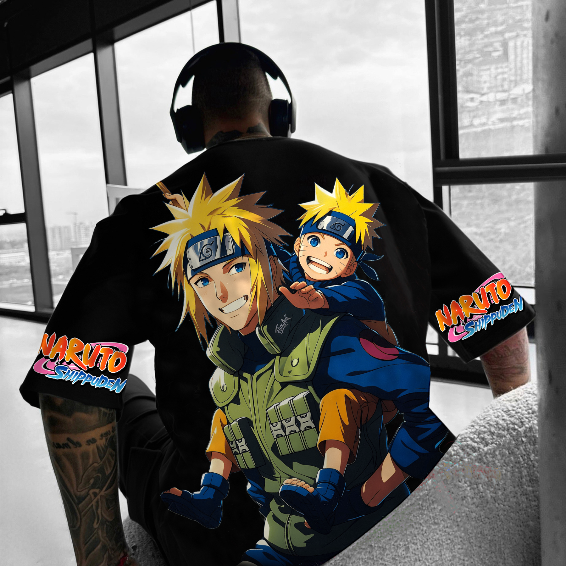 Unisex Anime “Naruto” Inspired Vintage T-Shirt