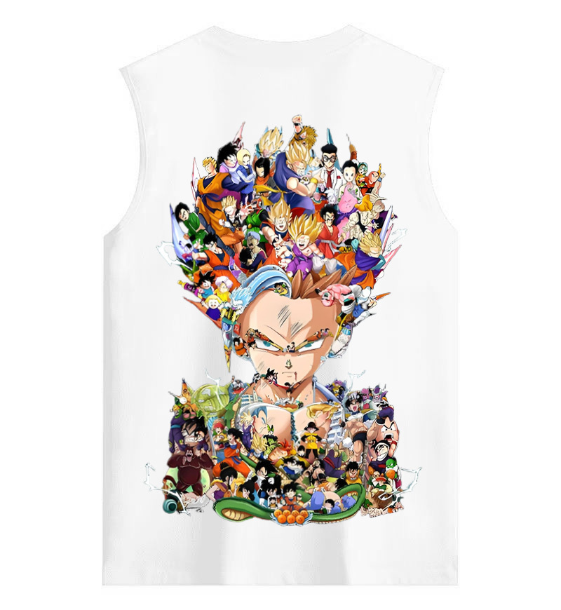 Unisex Anime Sleeveless Tank Top