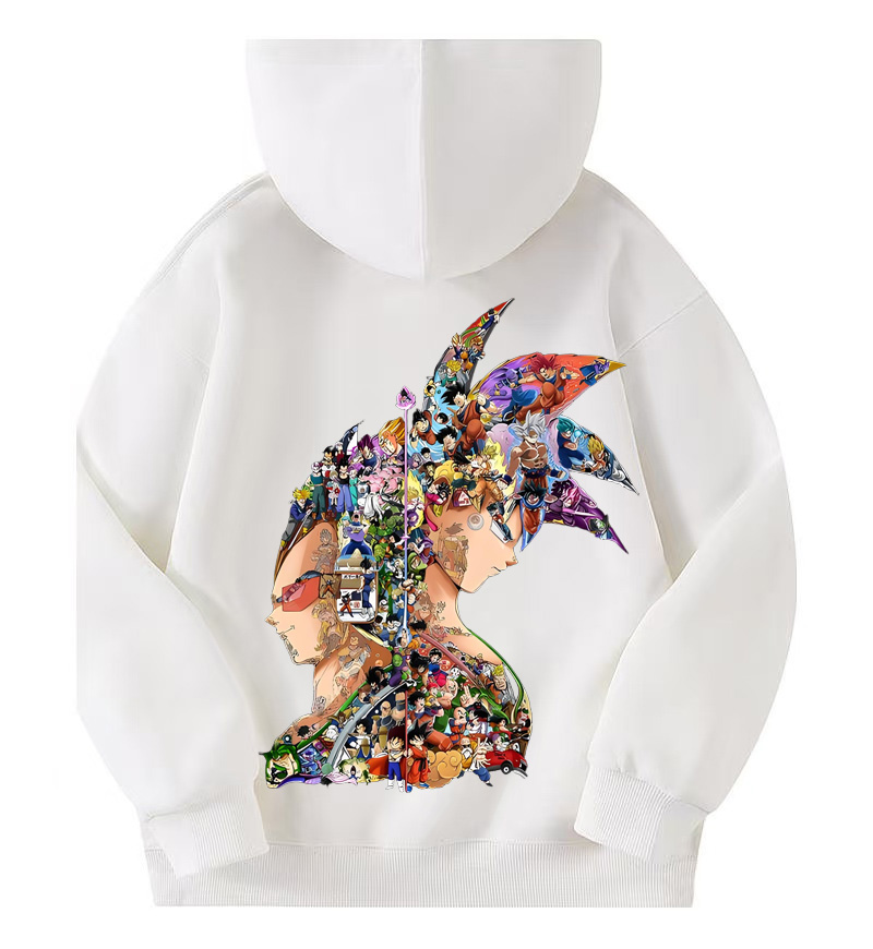 Unisex Anime Print  Casual Oversized Hoodie