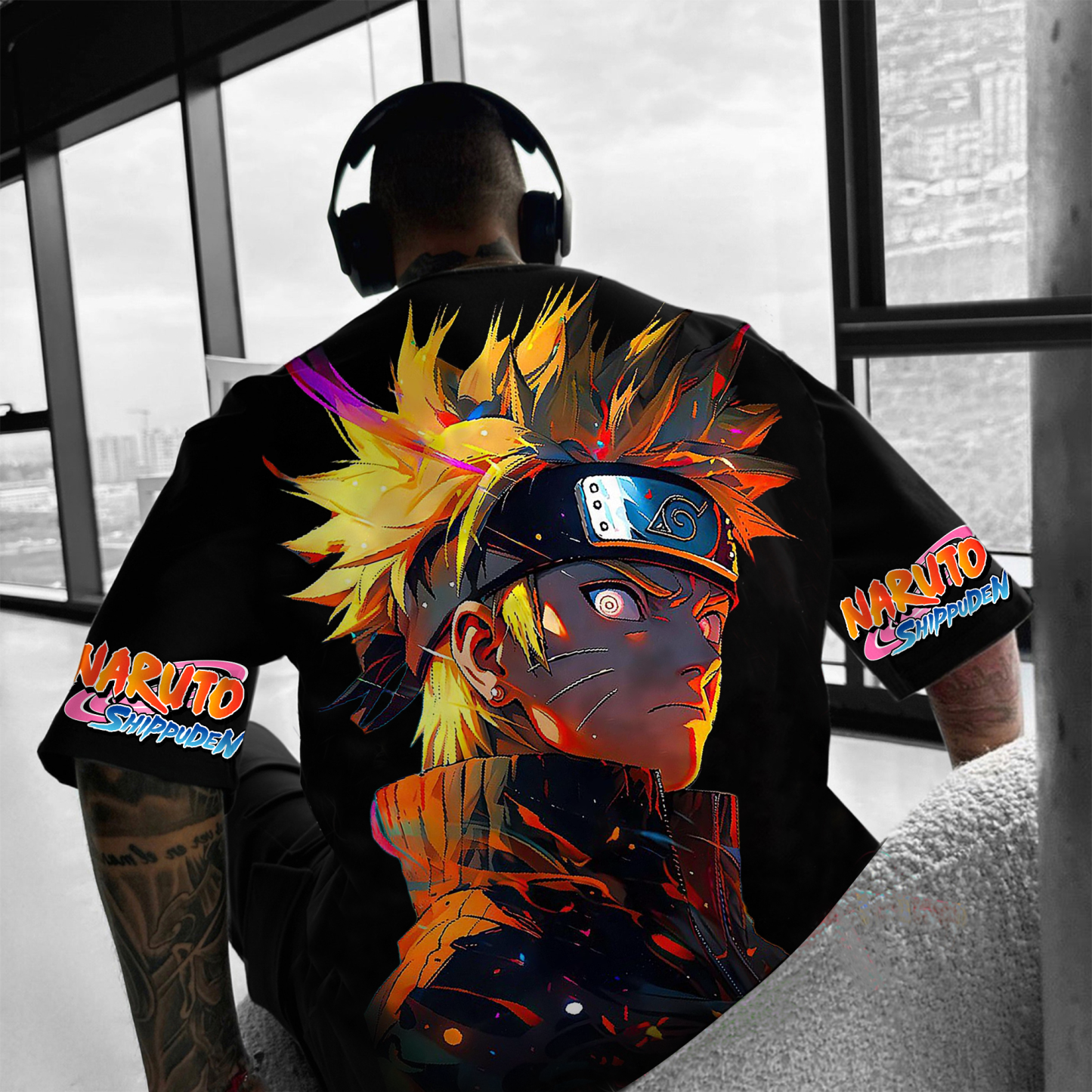 Unisex Anime “Naruto” Inspired Vintage T-Shirt