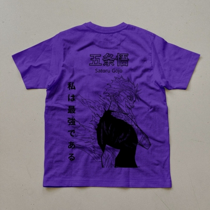Unisex Oversized Anime Print T-Shirt-AnimeClothe