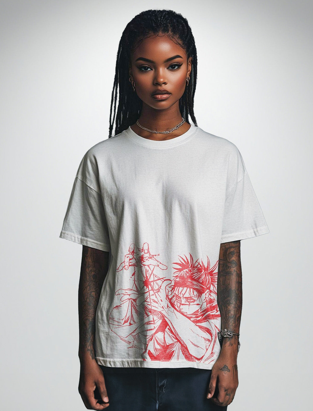 Piercing Blood 2-Sided Vintage Tee-AnimeClothe