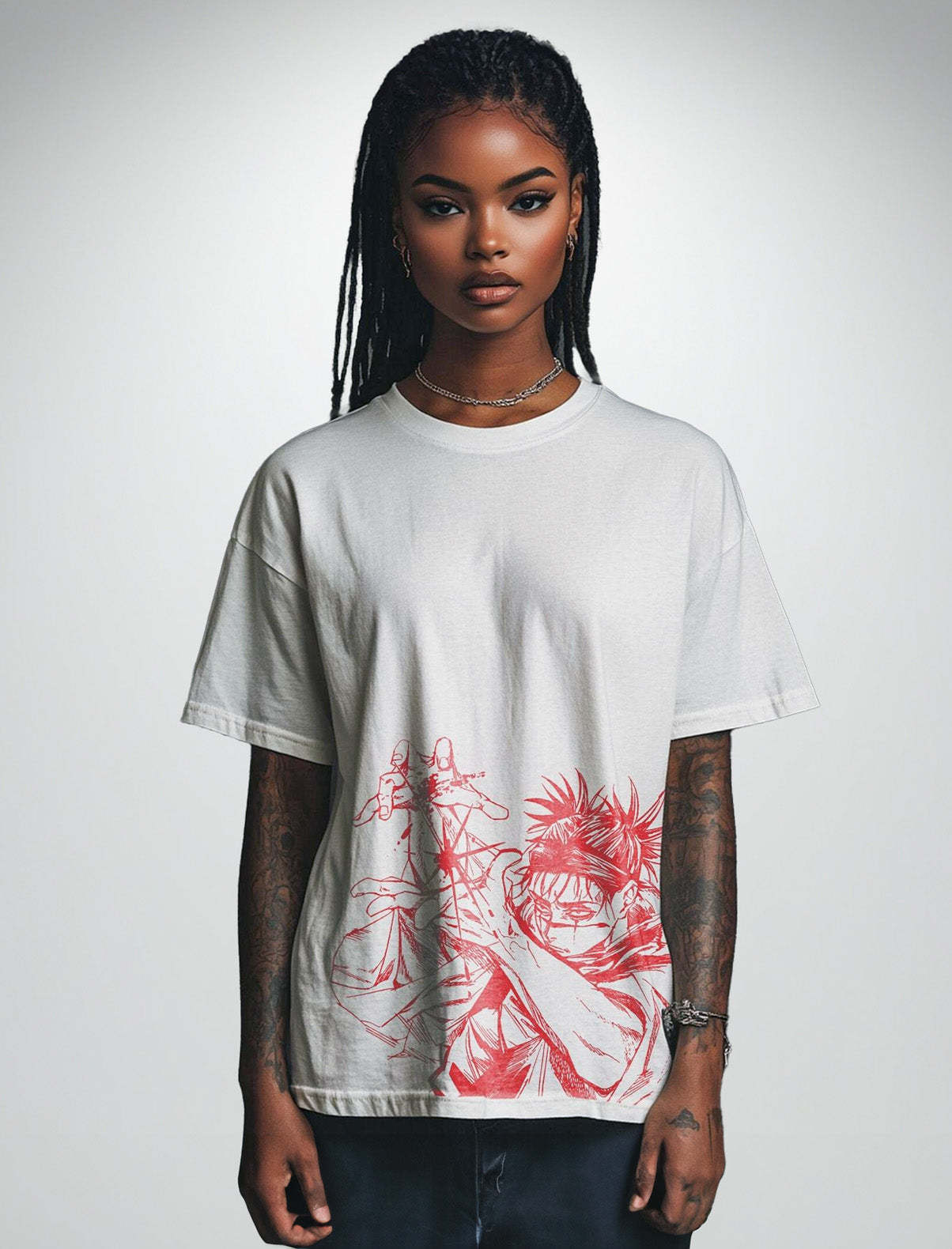 Piercing Blood 2-Sided Vintage Tee-AnimeClothe