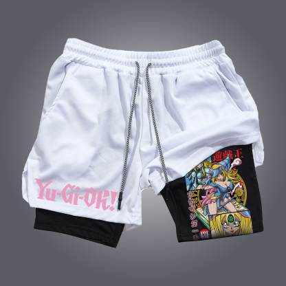 Unisex "Yu-Gi-Oh!" Anime Style Retro Shorts-AnimeClothe