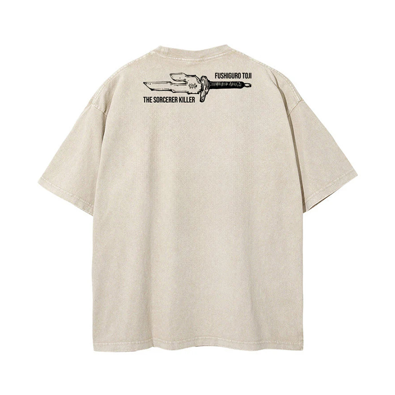 Unisex Casual Anime TENITOL Printed T-Shirt-AnimeClothe