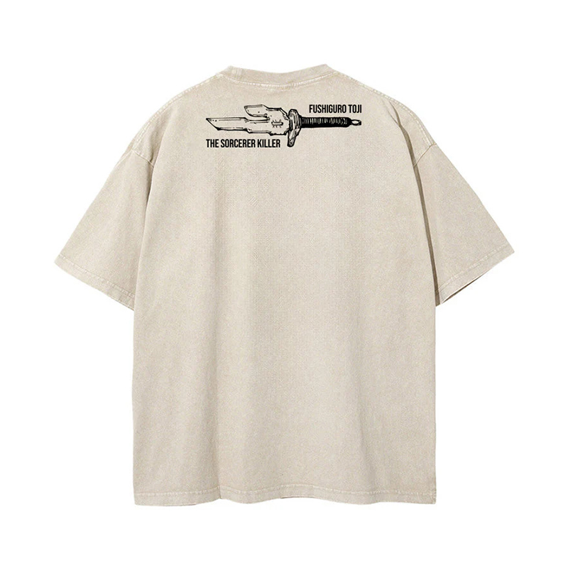 Unisex Casual Anime TENITOL Printed T-Shirt-AnimeClothe