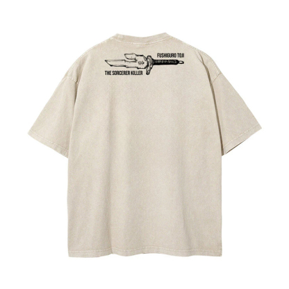 Unisex Casual Anime TENITOL Printed T-Shirt-AnimeClothe