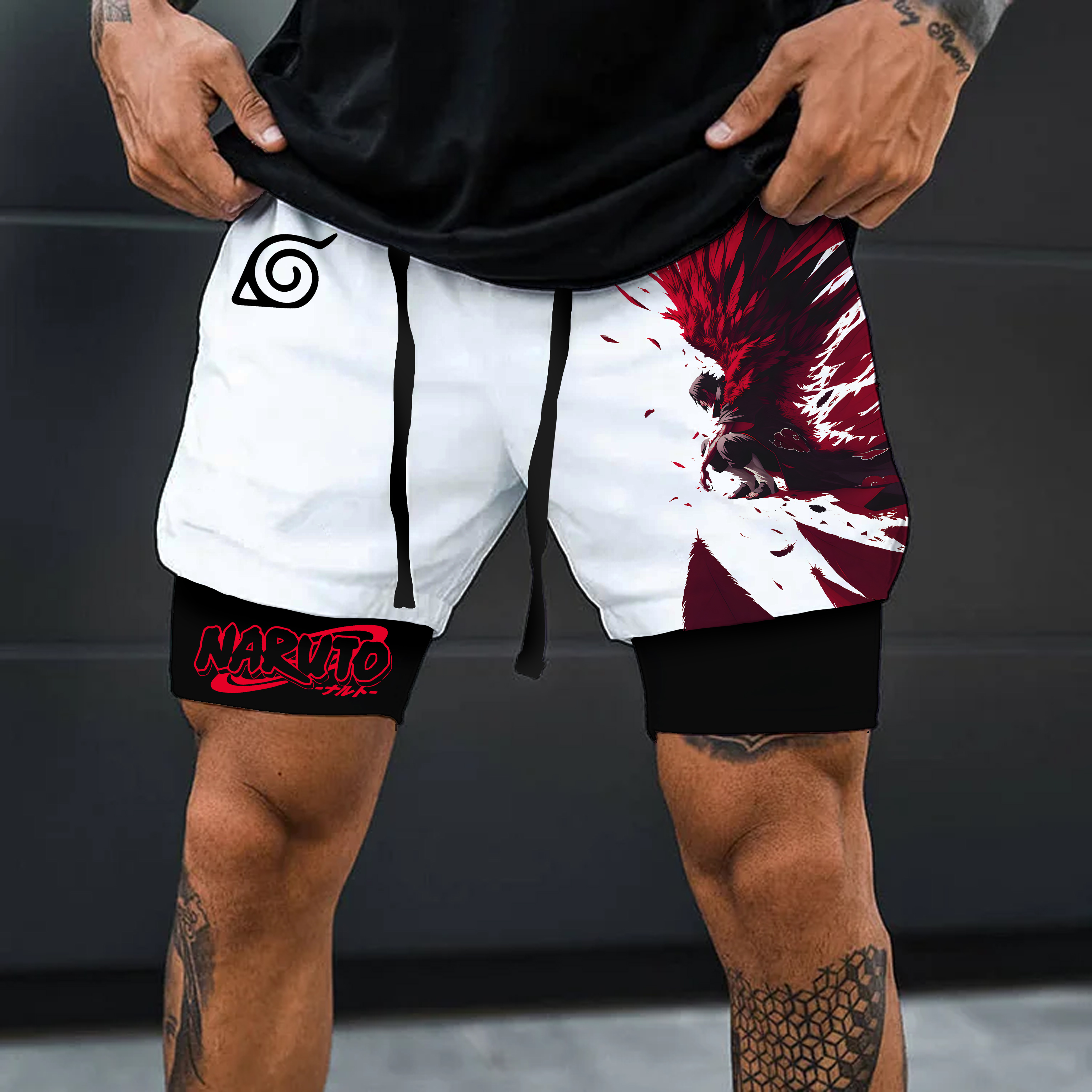 Unisex  Casual Anime Streetwear Shorts-AnimeClothe
