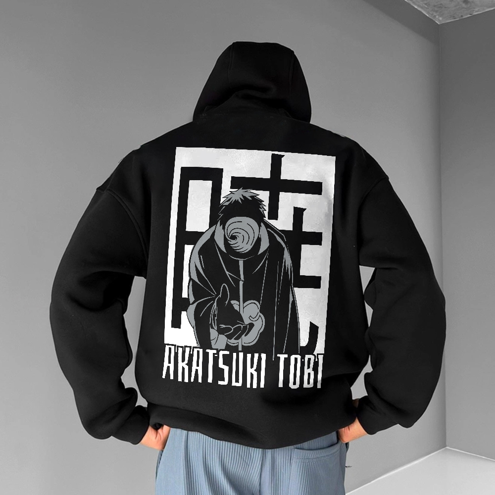 Oversized Unisex Anime “Naruto” Print Hoodie