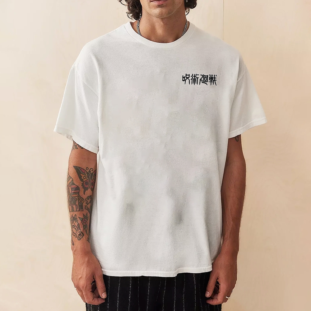 Unisex Oversized Anime Print T-Shirt-AnimeClothe