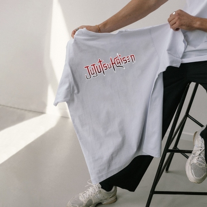 Unisex Oversized Anime Print T-Shirt-AnimeClothe