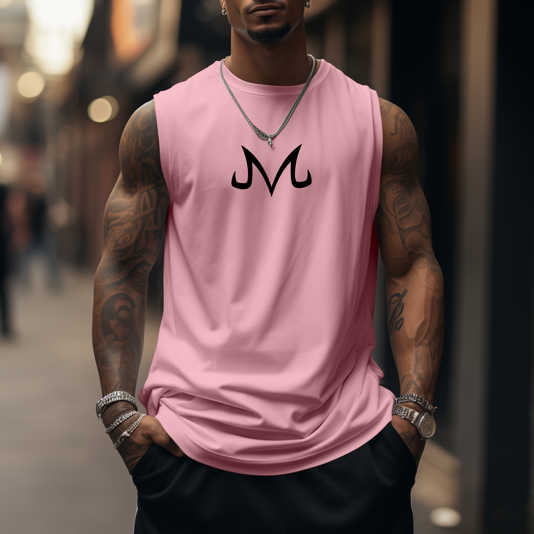 Casual Animation Design Print Tank Top-AnimeClothe