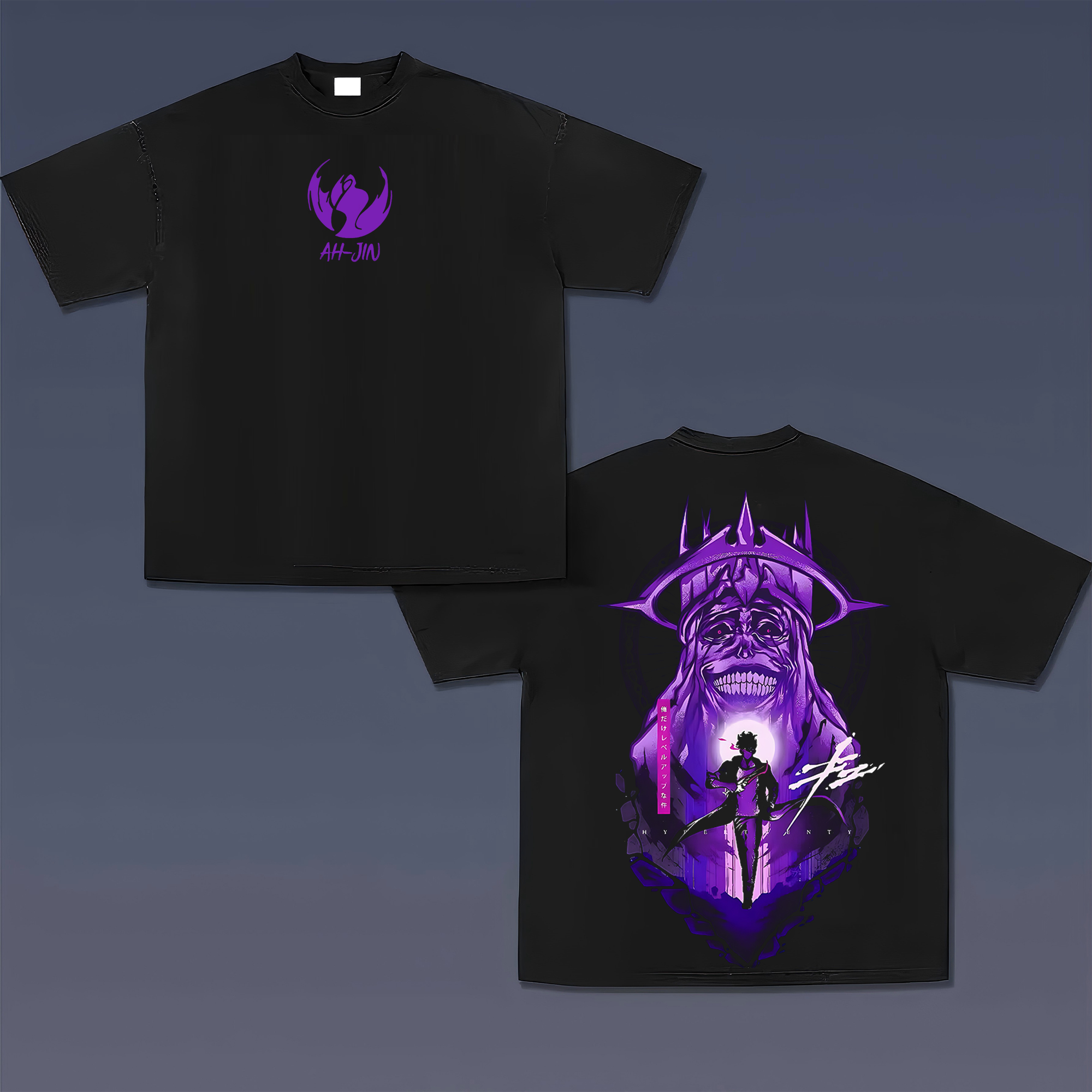 Unisex Anime Inspired Vintage T-Shirt-AnimeClothe