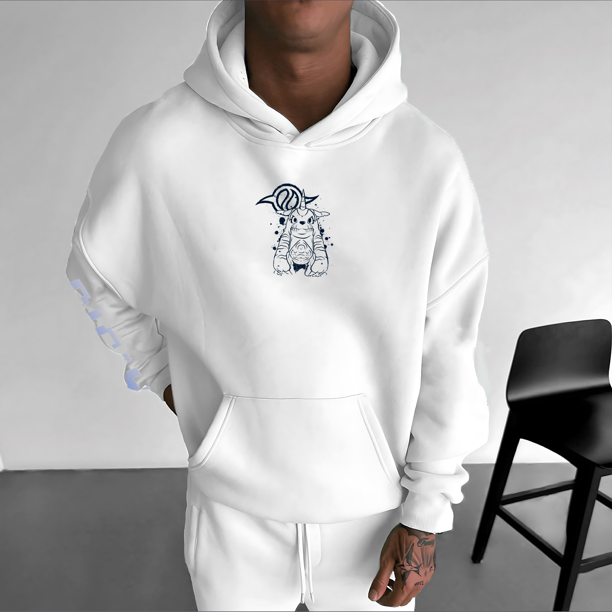 Unisex “Digimon” Anime Graphic Streetwear Vintage Hoodie