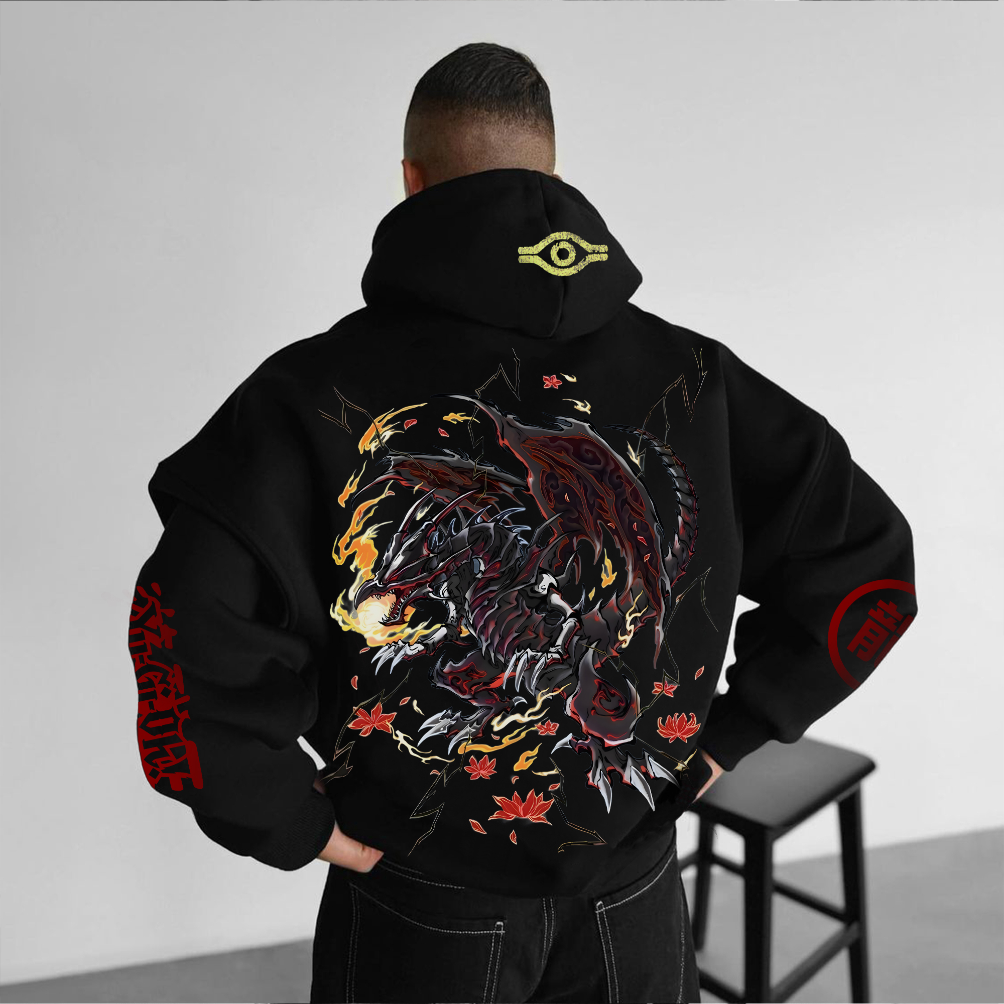  Unisex “Yu-Gi-Oh！” Anime Style Retro Hoodie-AnimeClothe