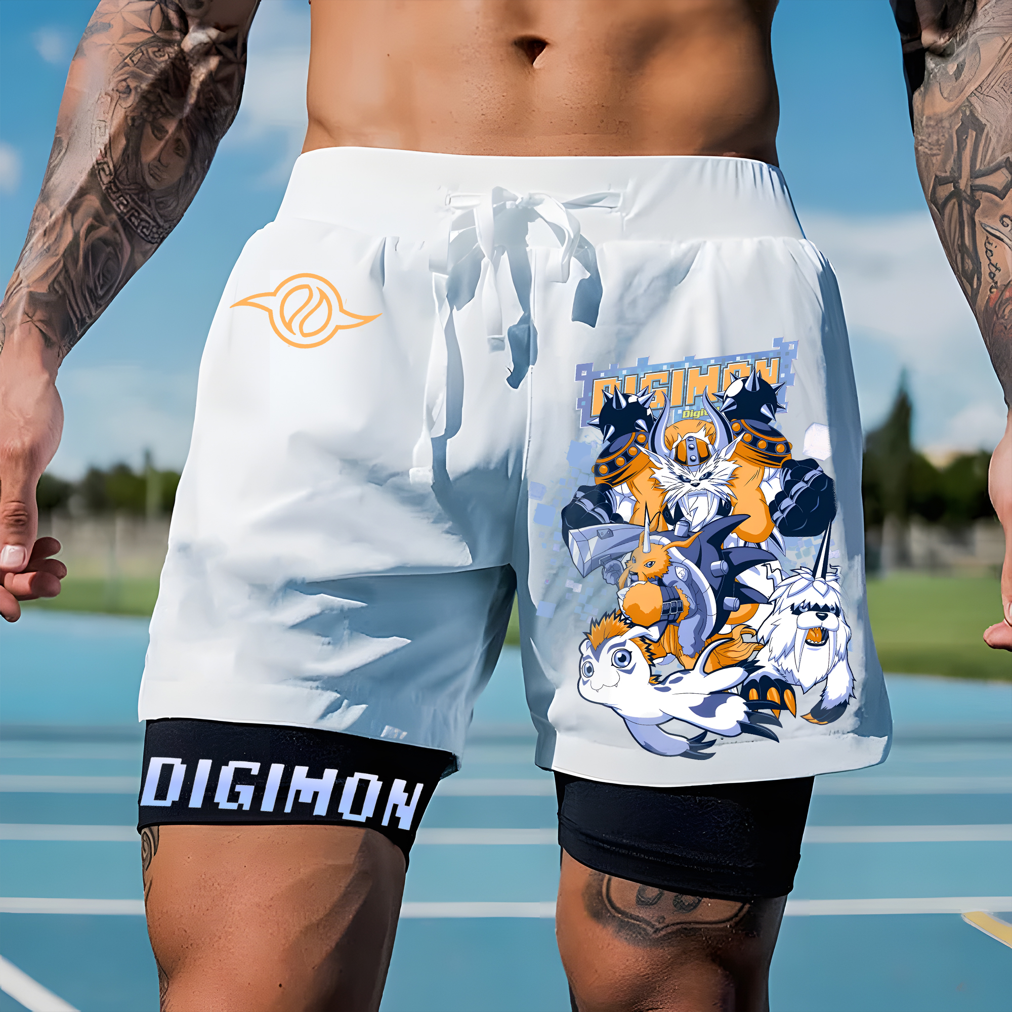 Unisex  “Digimon” Casual Anime Streetwear Shorts