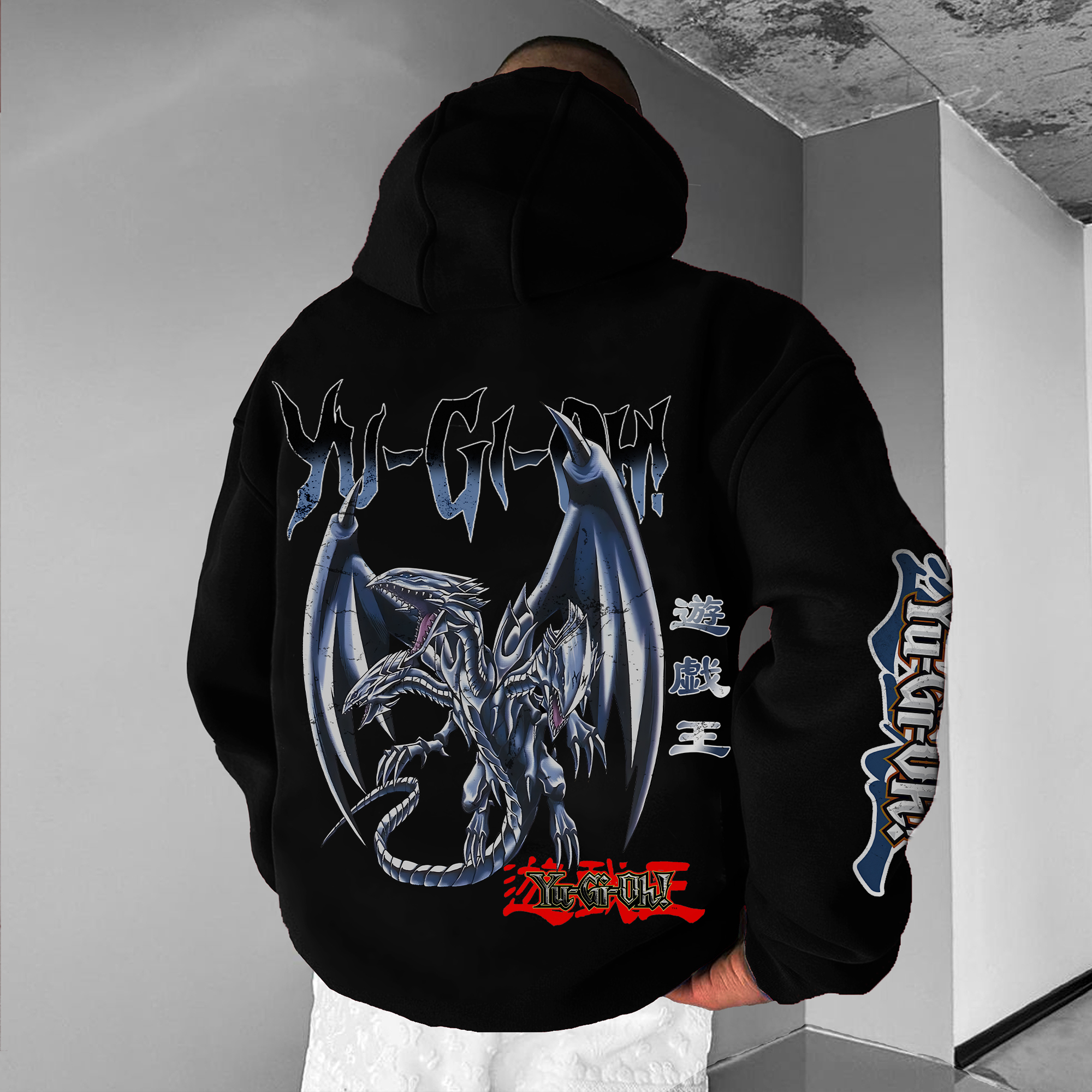 Unisex Anime Style Retro Hoodie