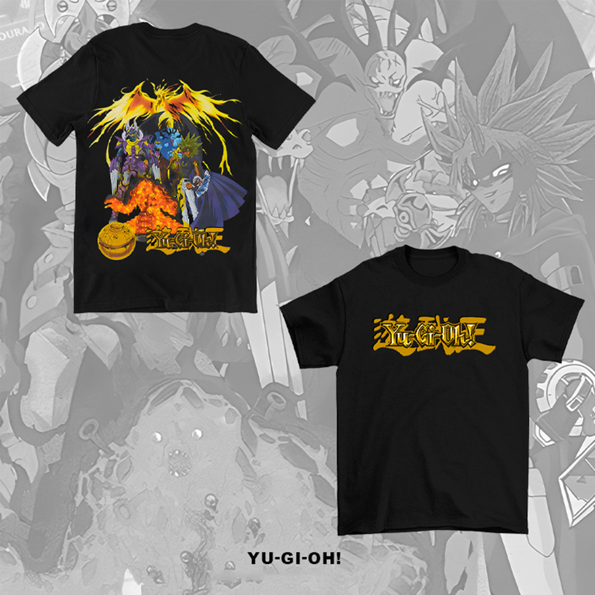 Unisex Anime Graphic Print T-Shirt-AnimeClothe