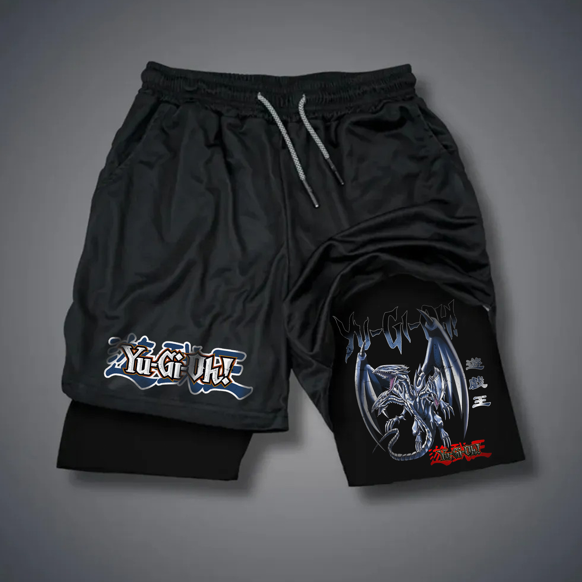 Unisex Anime Style Retro Shorts-AnimeClothe