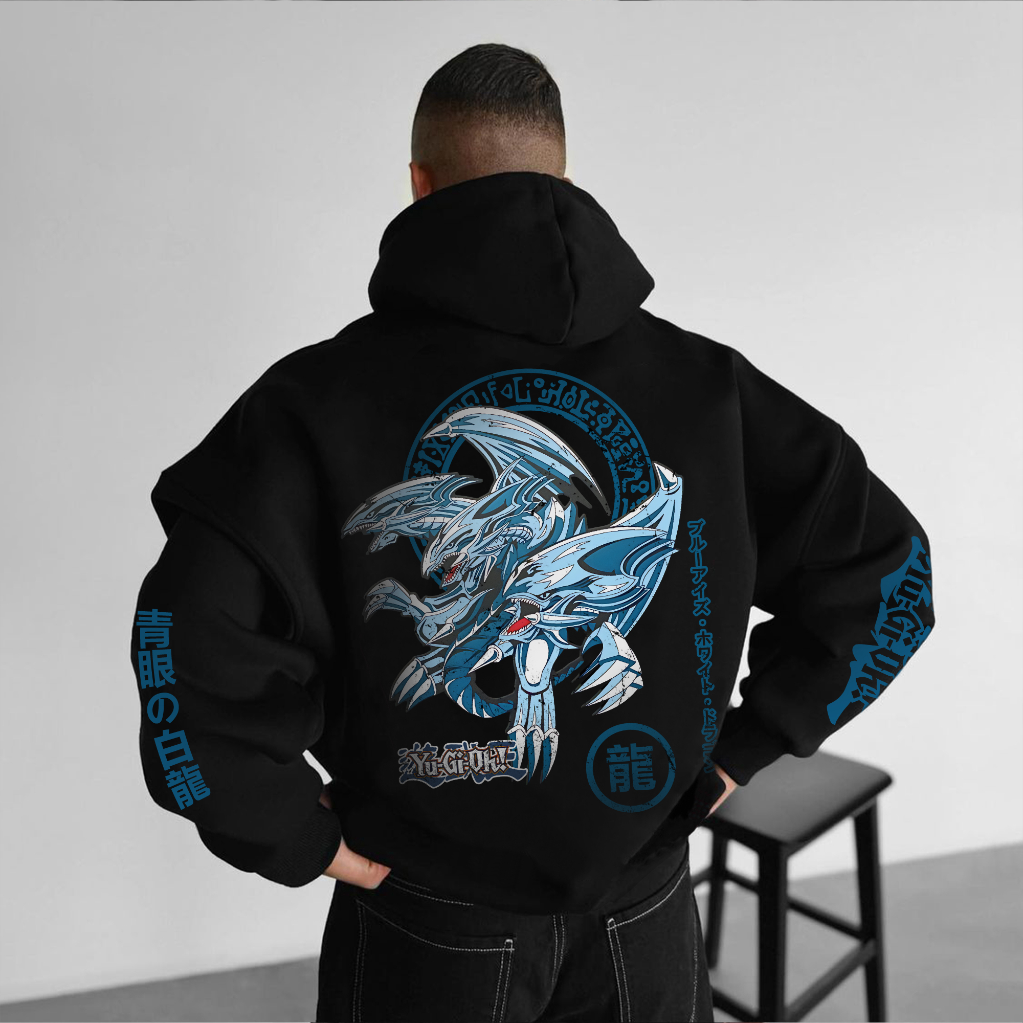 Unisex Anime Style Retro Hoodie