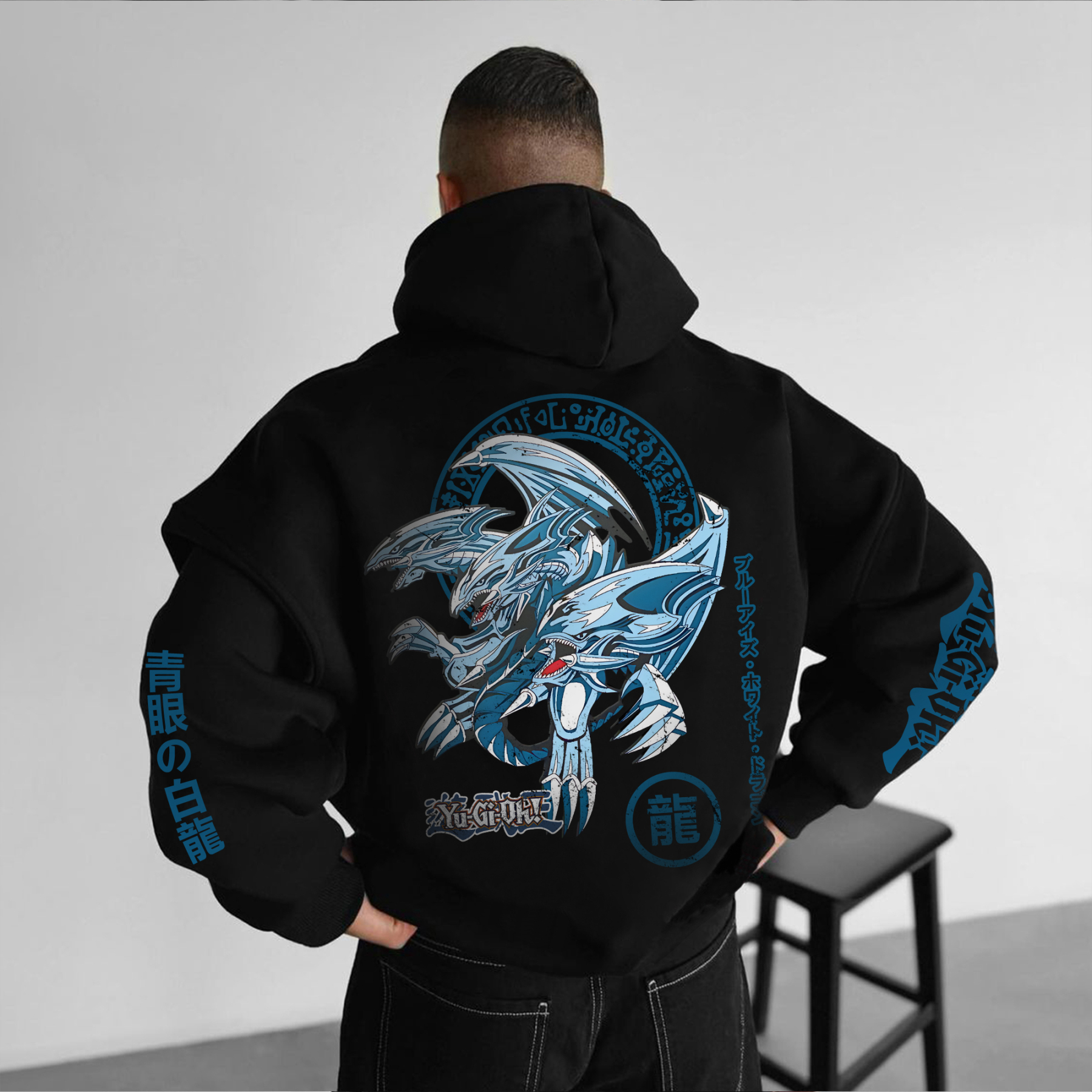 Unisex Anime Style Retro Hoodie