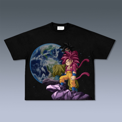 Unisex Anime Graphic Streetwear Vintage T-shirt-AnimeClothe