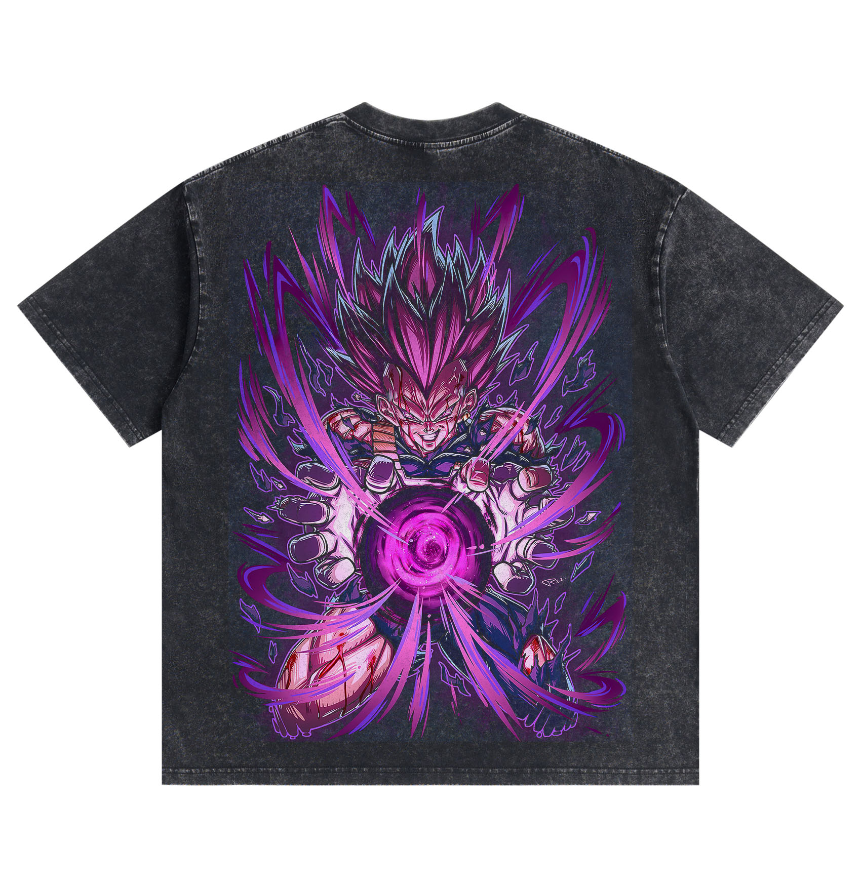 Dragon Ball Vegeta Washed T-Shirt