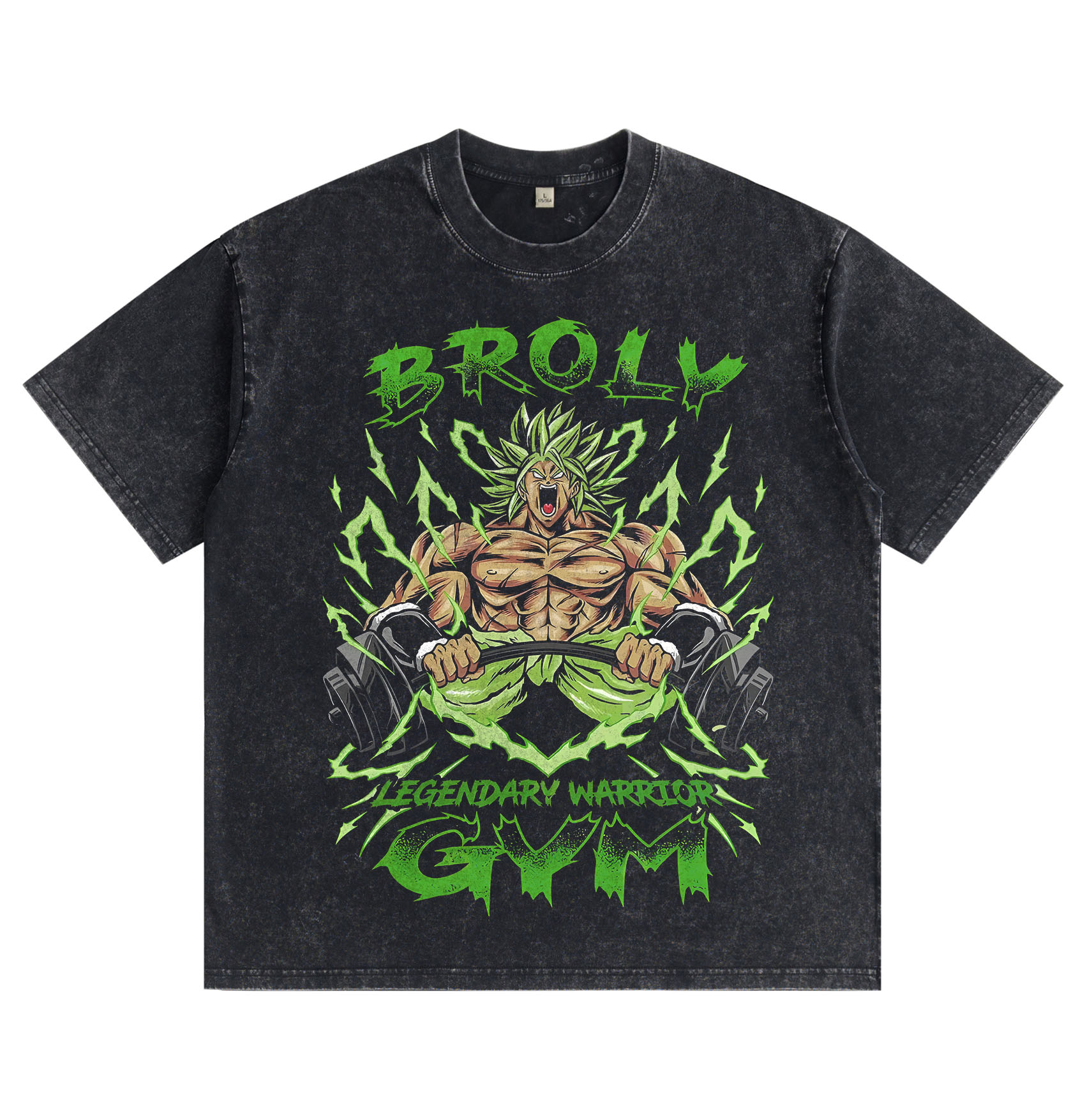 Dragon Ball "Broly: Gym Warrior" Distressed T-Shirt