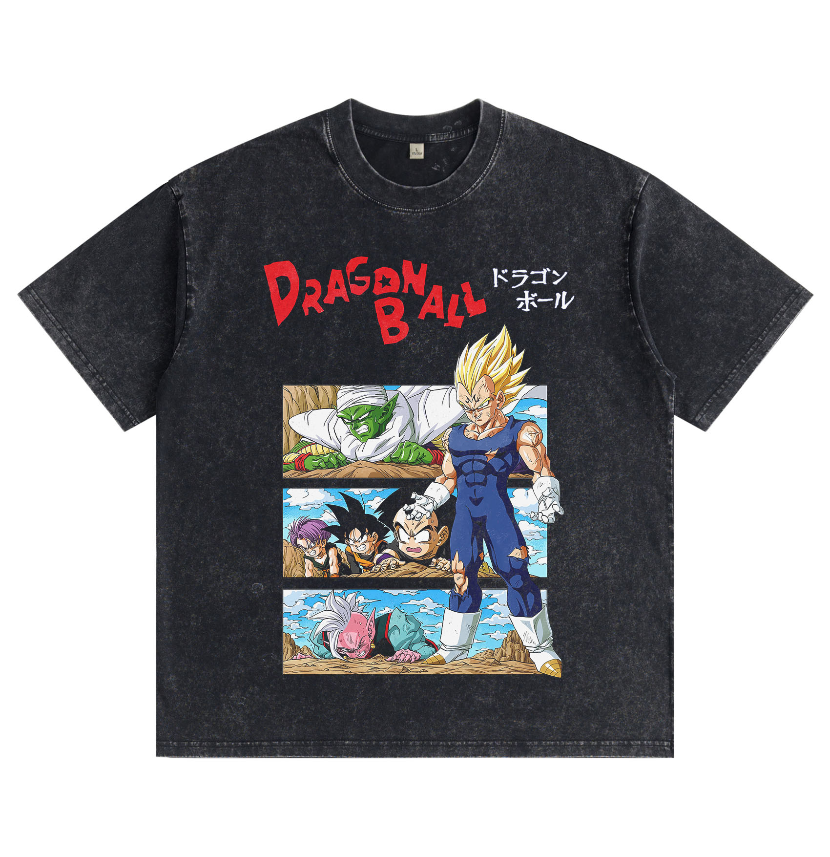 Dragon Ball Vegeta Washed T-Shirt