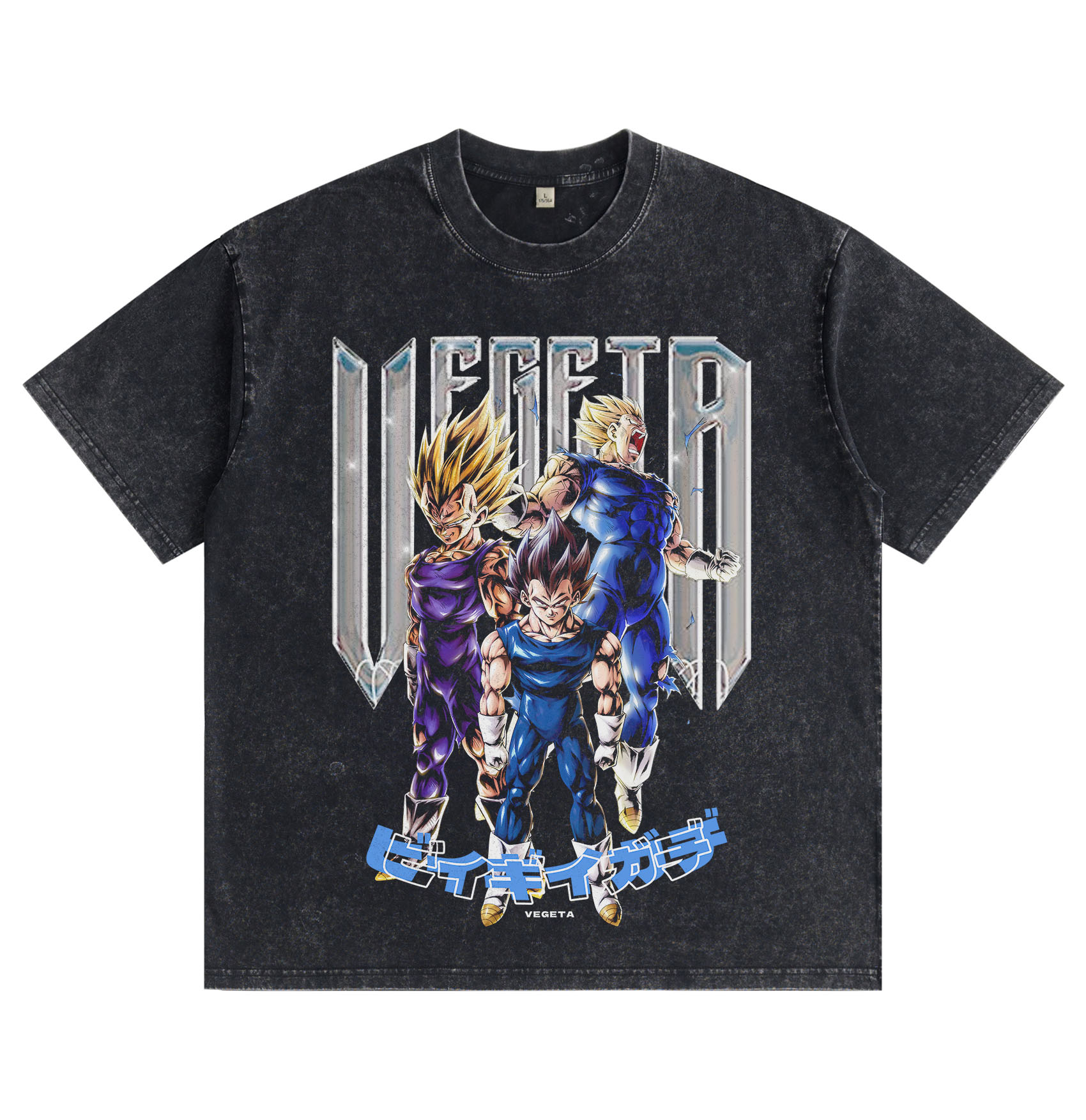 Dragon Ball Vegeta Washed T-Shirt