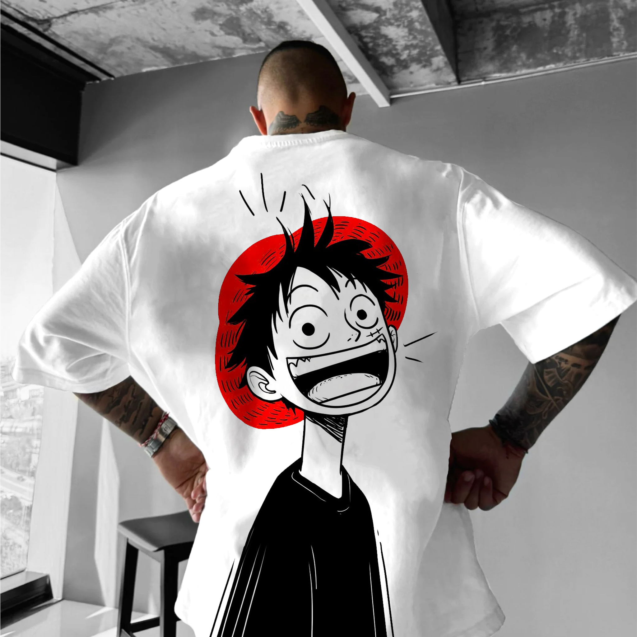 Unisex Anime Inspired Vintage T-Shirt丨One Piece-AnimeClothe