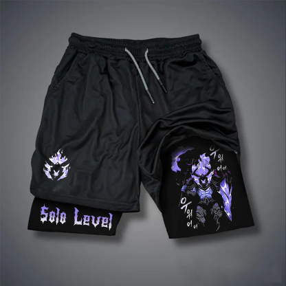 Unisex Casual Anime Streetwear Shorts-AnimeClothe