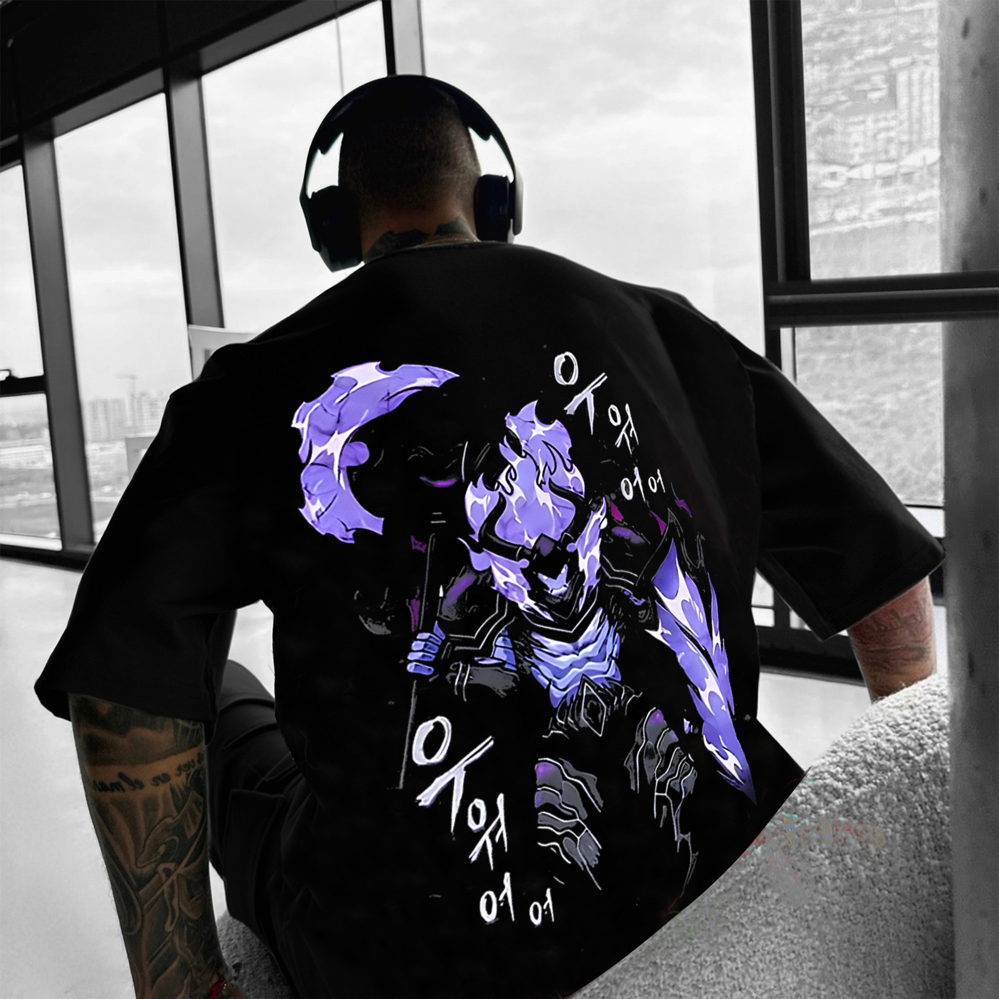 Unisex Anime Inspired Vintage T-Shirt-AnimeClothe