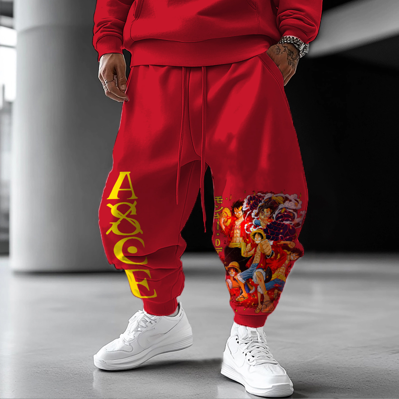 Unisex Casual Anime Streetwear Pants-AnimeClothe