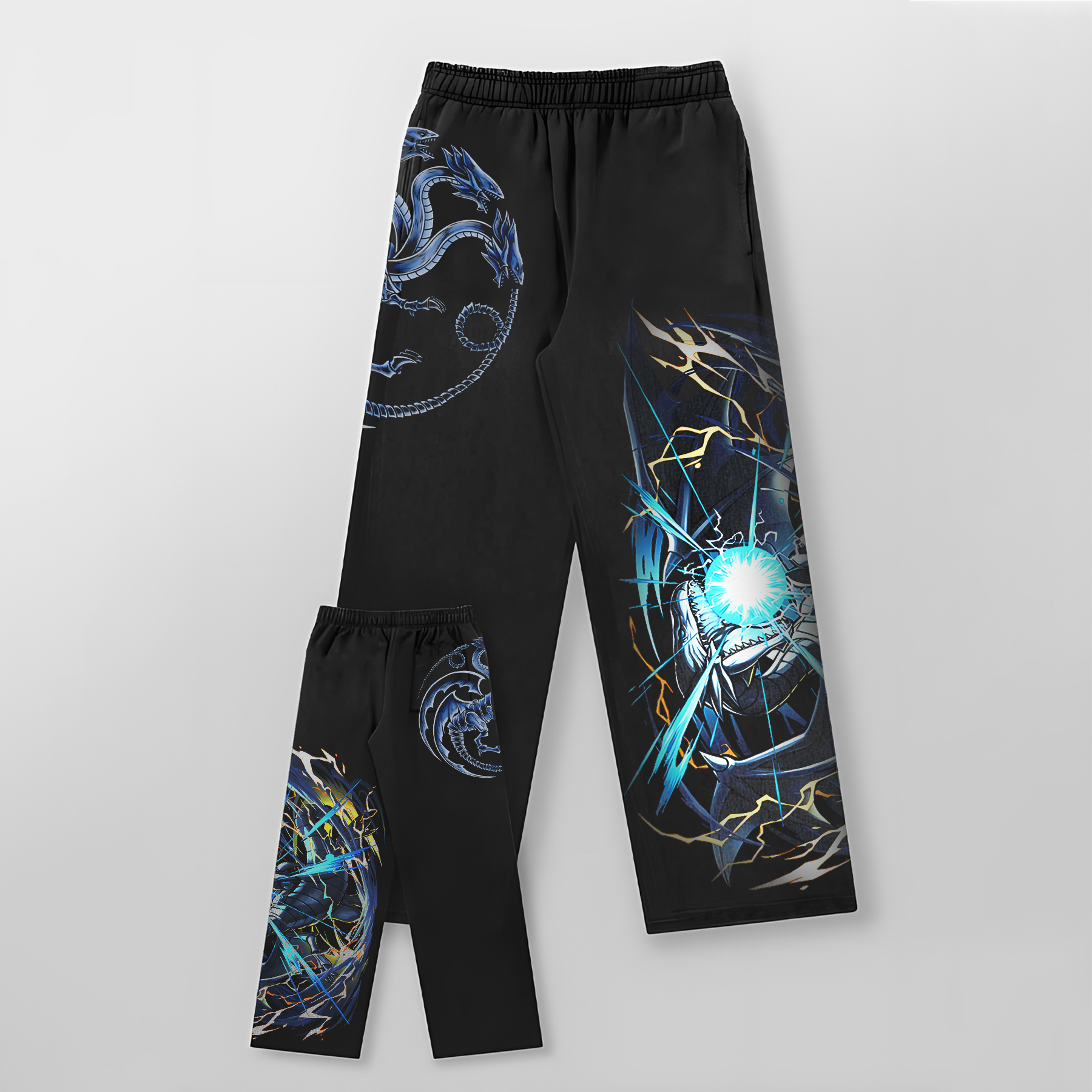 Unisex Anime Style Retro I Pants-AnimeClothe