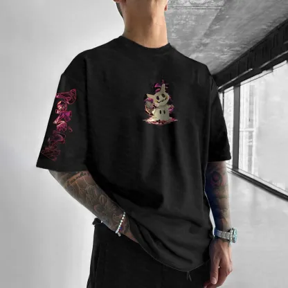 Unisex   Anime Inspired Vintage T-Shirt