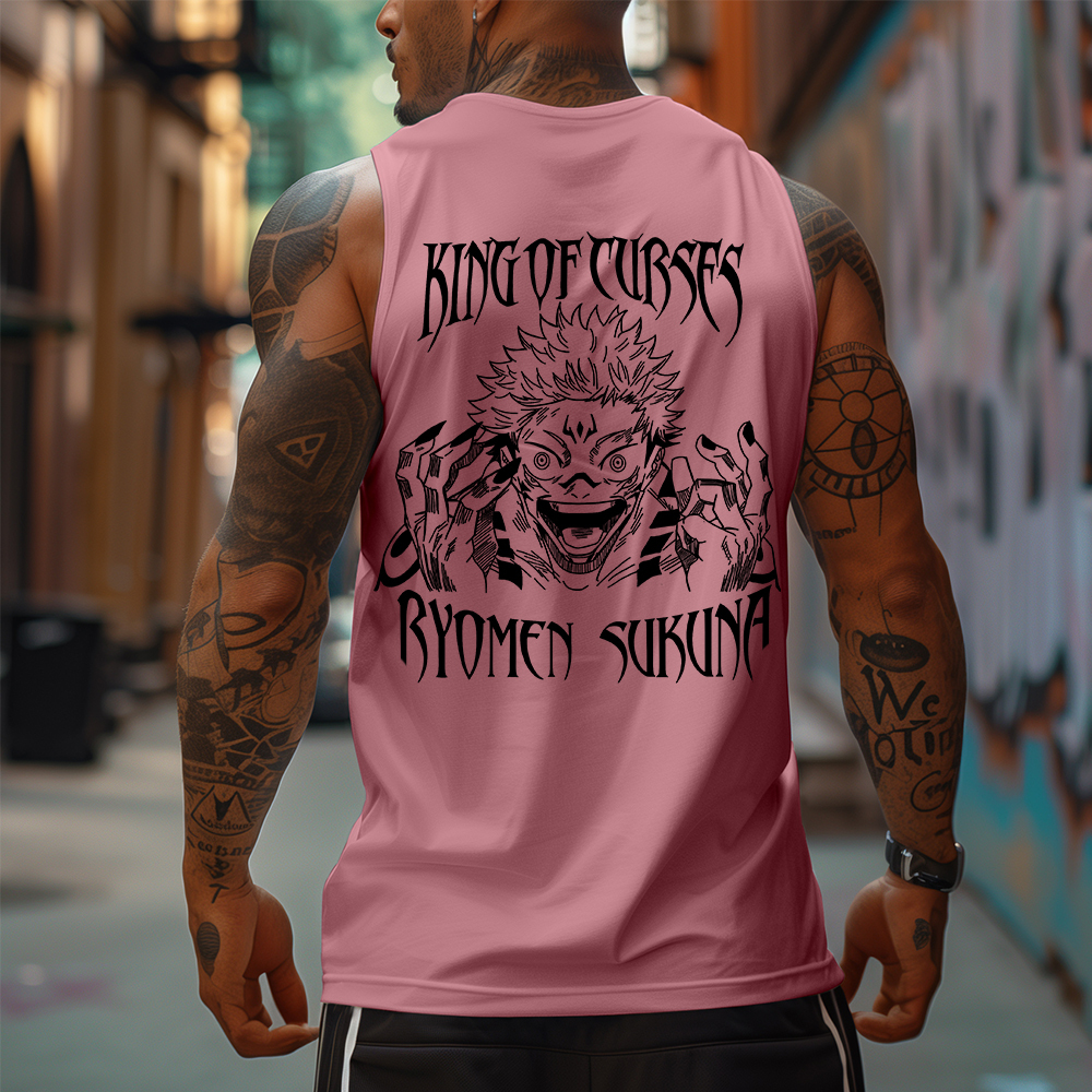 Casual Spells Fight Back Fitness Tank Top-AnimeClothe