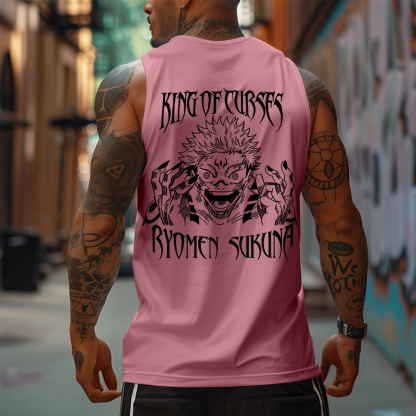 Casual Spells Fight Back Fitness Tank Top-AnimeClothe