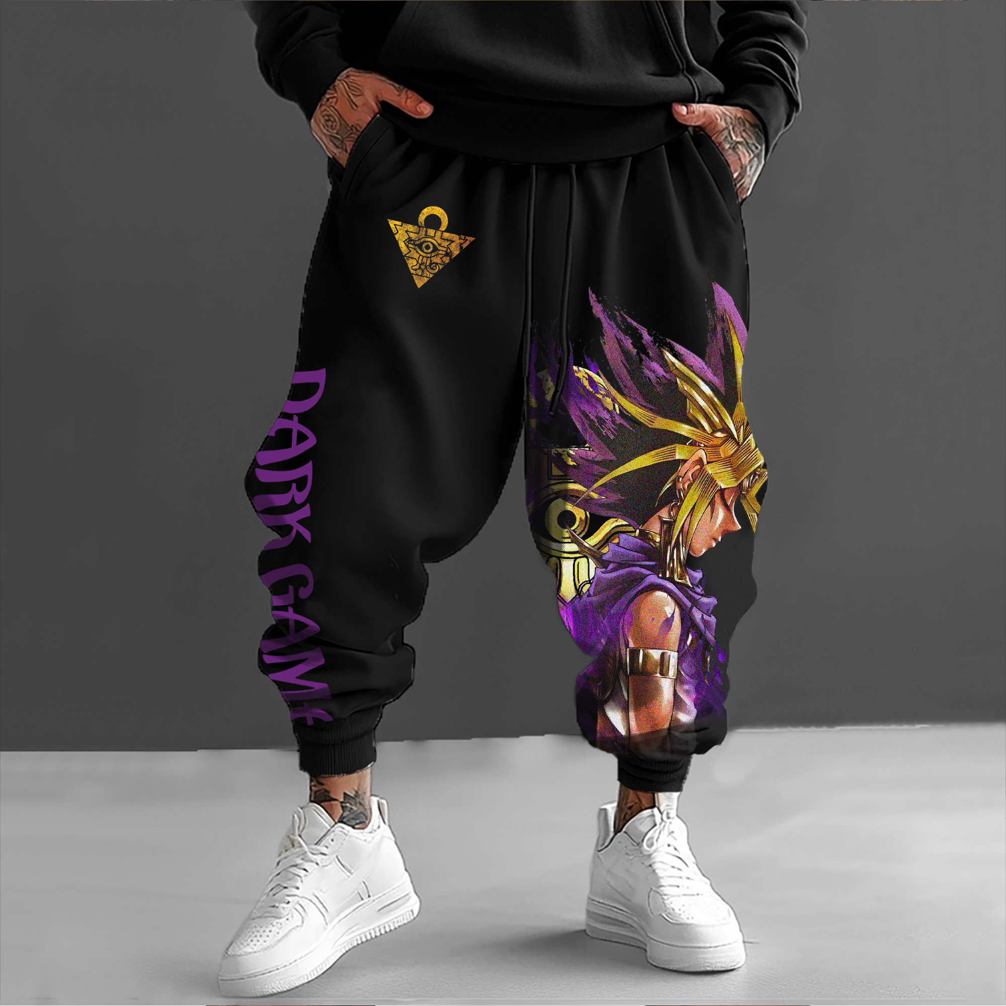 Unisex  Anime Style Retro Pants-AnimeClothe