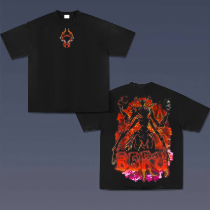 Unisex Anime Inspired Vintage T-Shirt-AnimeClothe